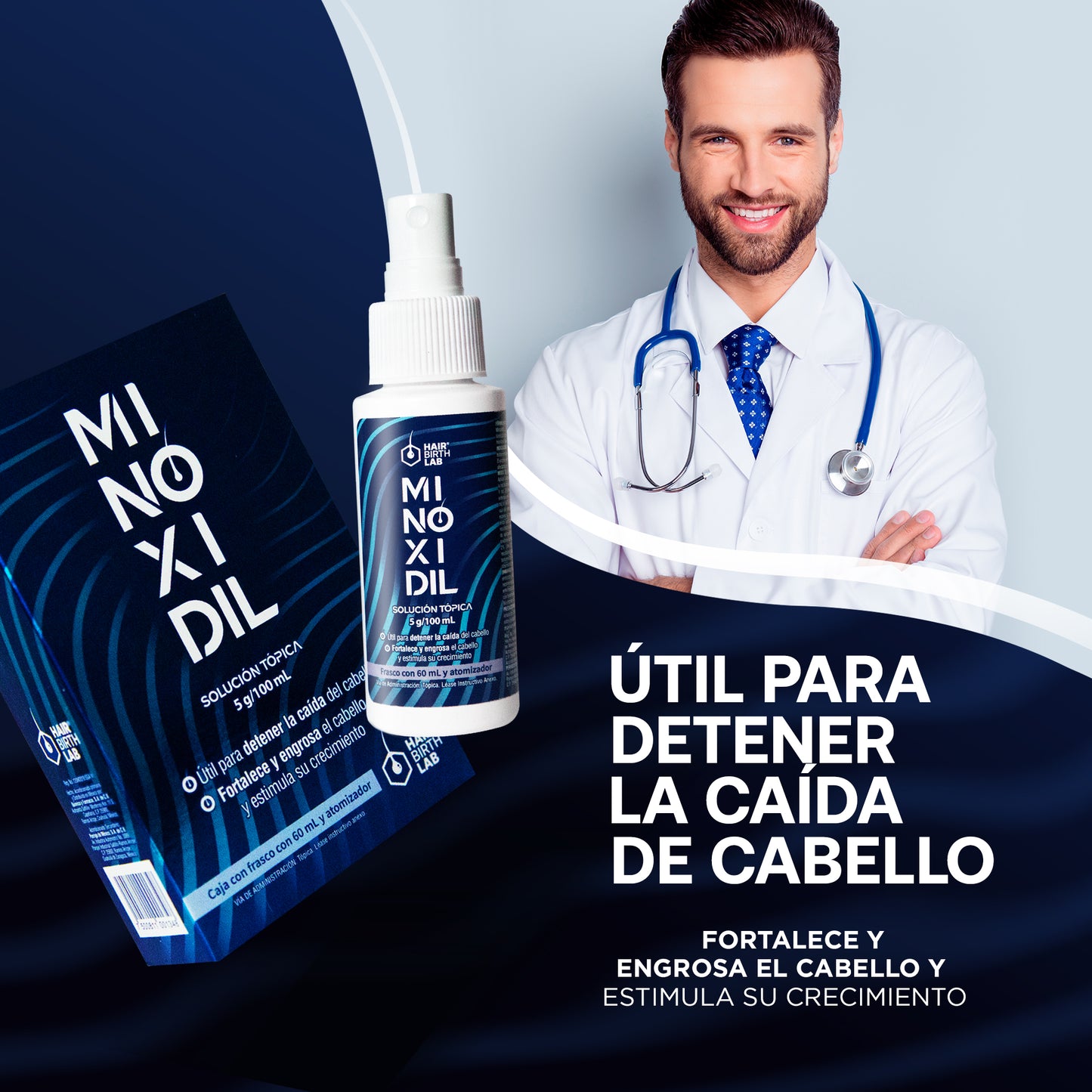 Hair Birth Lab Minoxidil 5% 60 Ml - 2 Pack