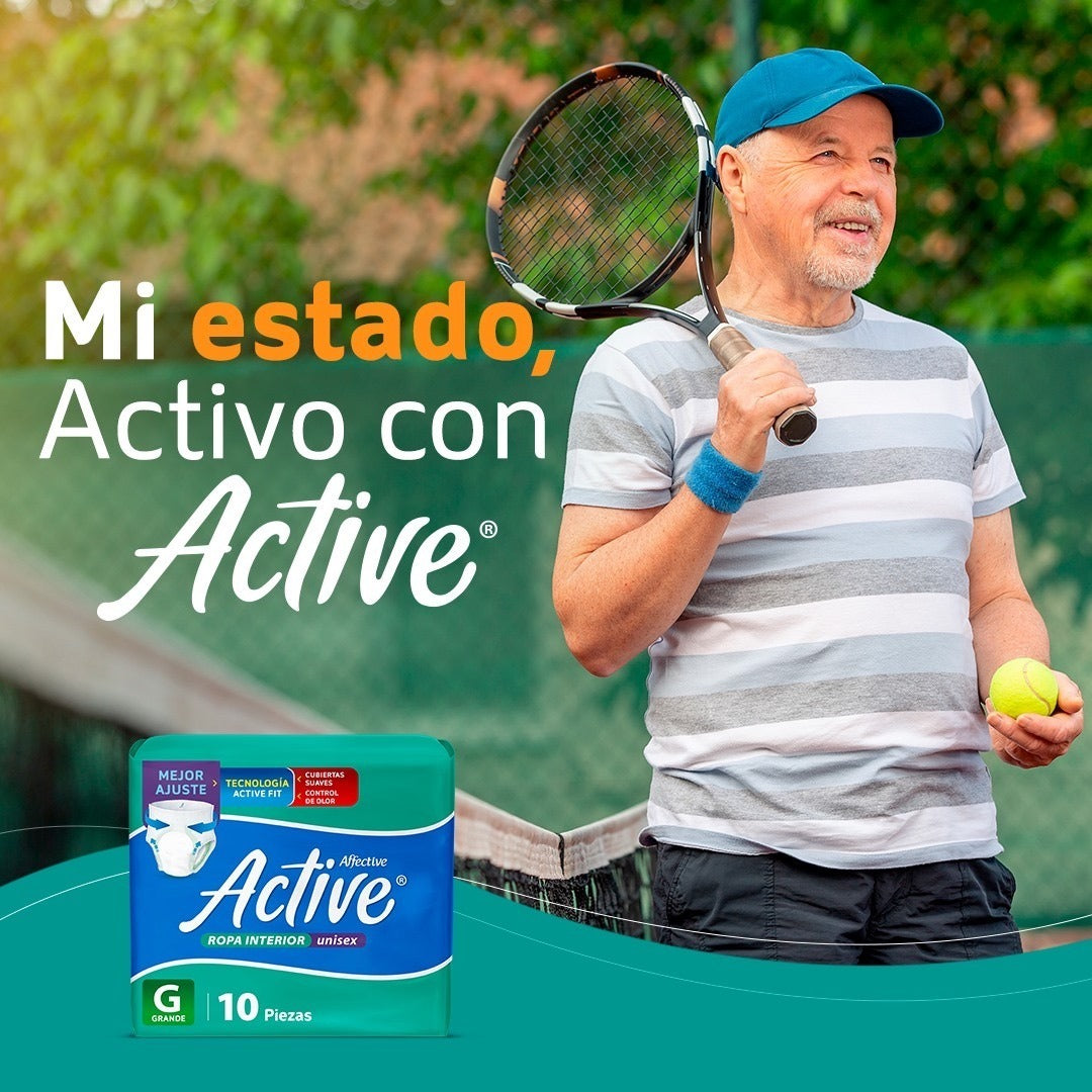 Ropa Interior Para Adultos Active Talla Grande Unisex