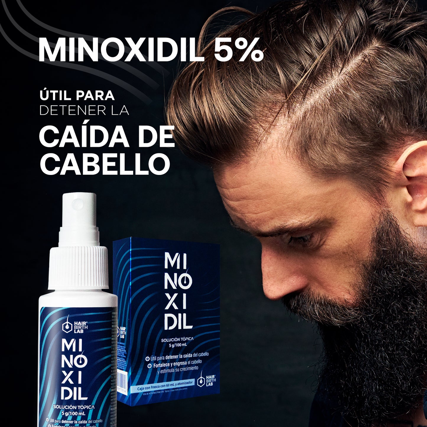 Hair Birth Lab Minoxidil 5% 60 Ml - 2 Pack