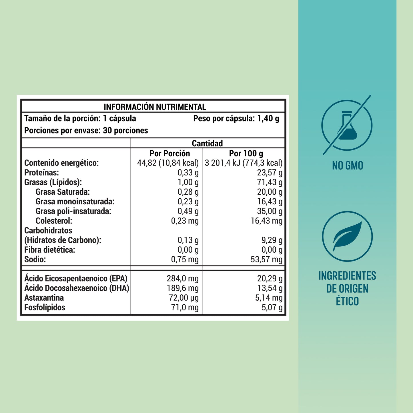 PADN Nutrition Omega 3 Krill 1000 - 30 Cápsulas