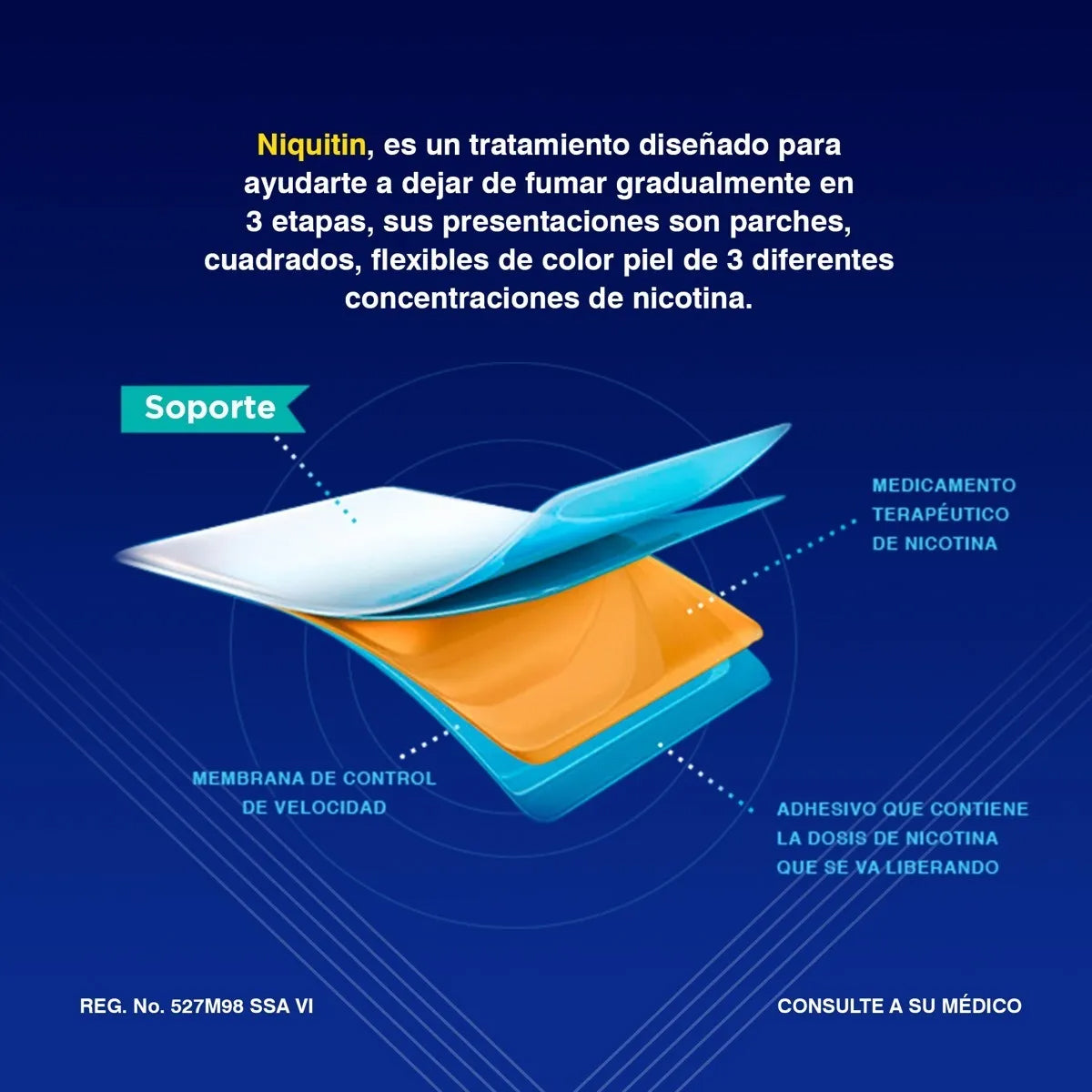 Niquitin Etapa 1 - 2 Pack Tratamiento Para Dejar De Fumar