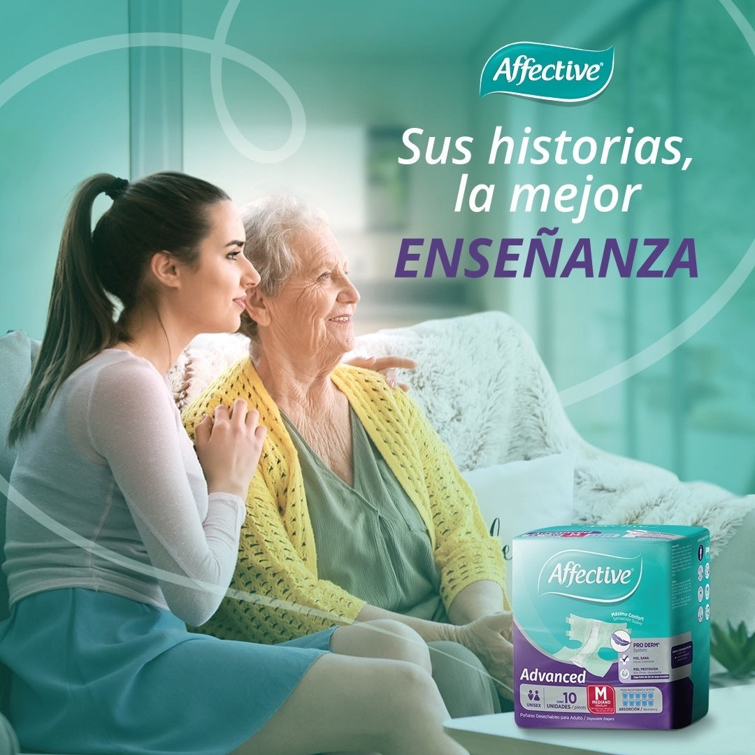 Pañal Para Adulto Affective Advance Talla Mediano Unisex
