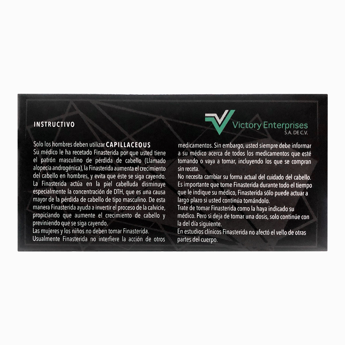 Finasterida 1mg Caja Con 100 Tabletas Capillaceous