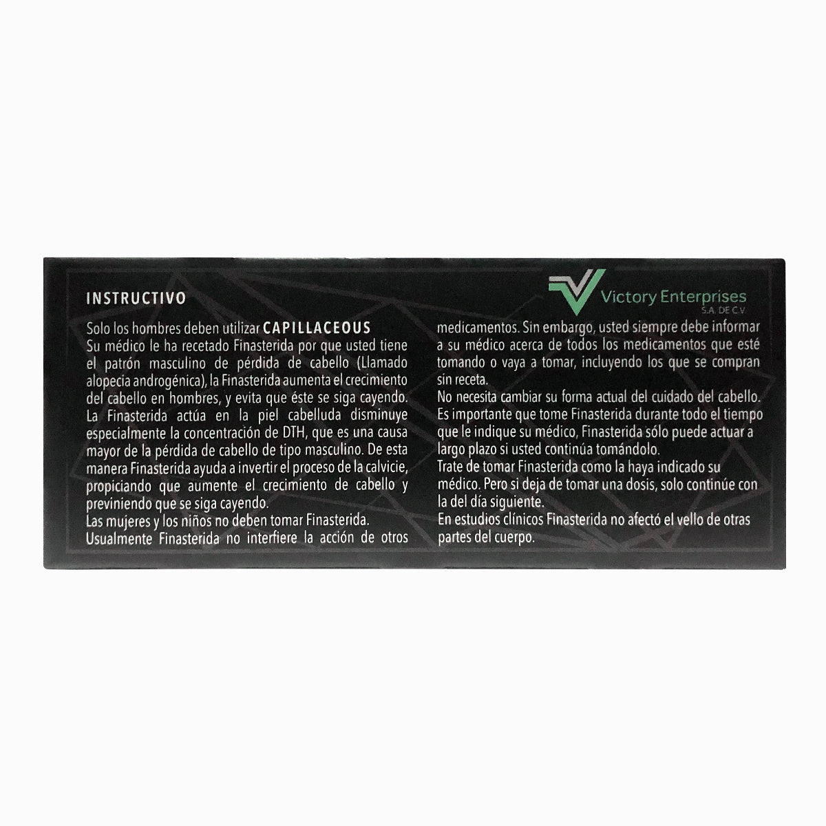 Finasterida 1mg Caja Con 30 Tabletas Capillaceous