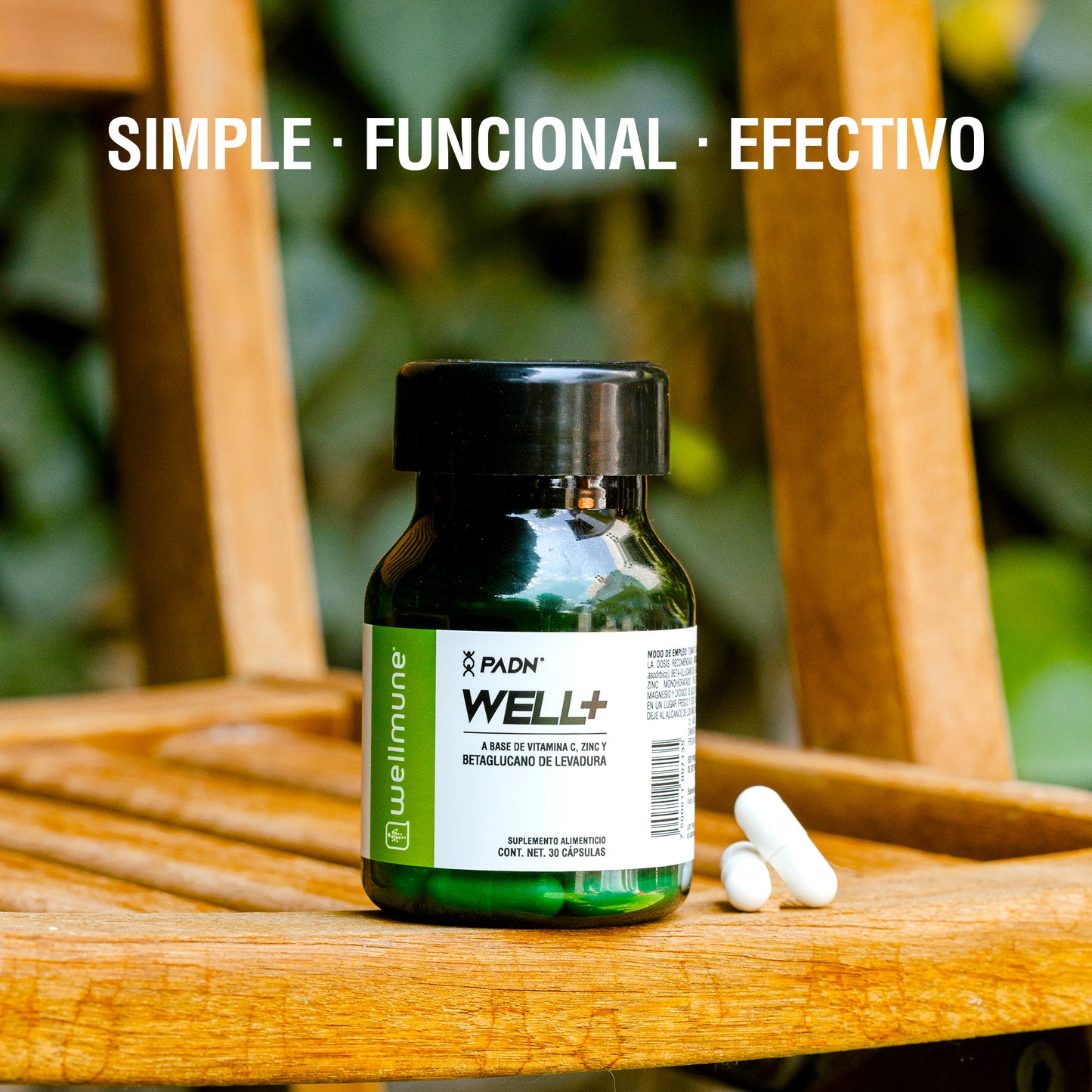 PADN WELL+ Betaglucano De Levadura 30 Cápsulas