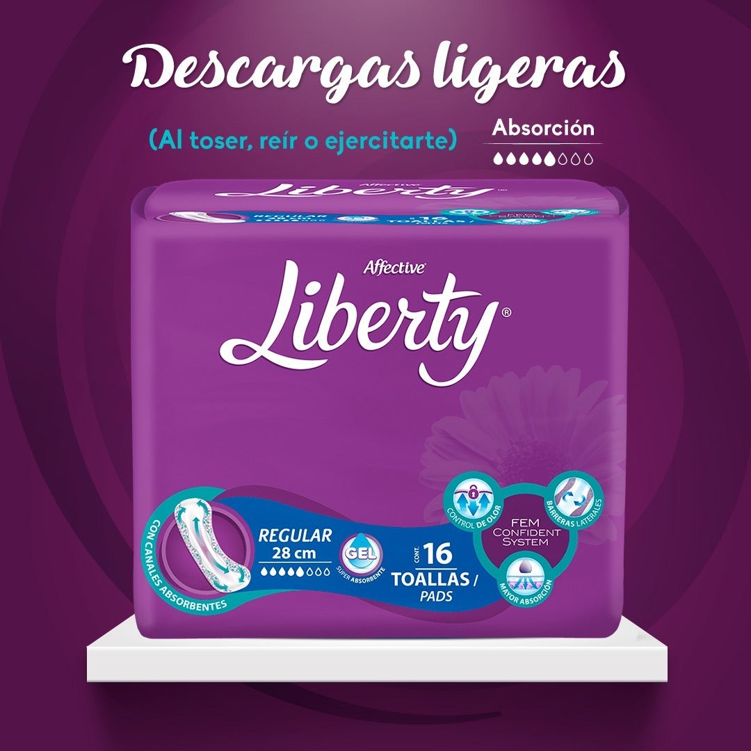Toalla Para Incontinencia Liberty Talla Regular