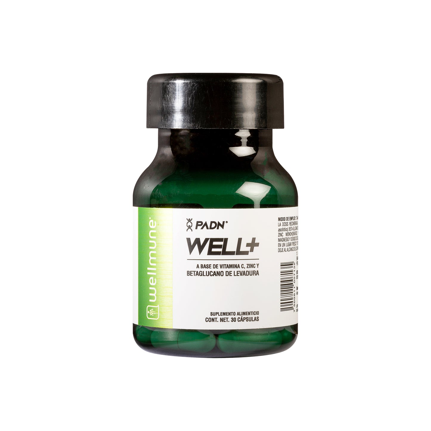 PADN WELL+ Betaglucano De Levadura 30 Cápsulas