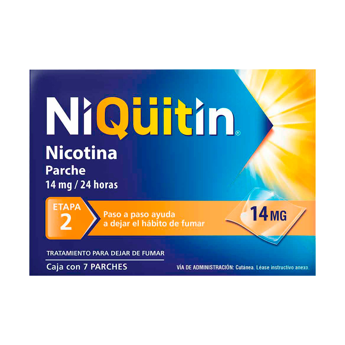 Niquitin Etapa 2 Parches De Nicotina Para Dejar De Fumar