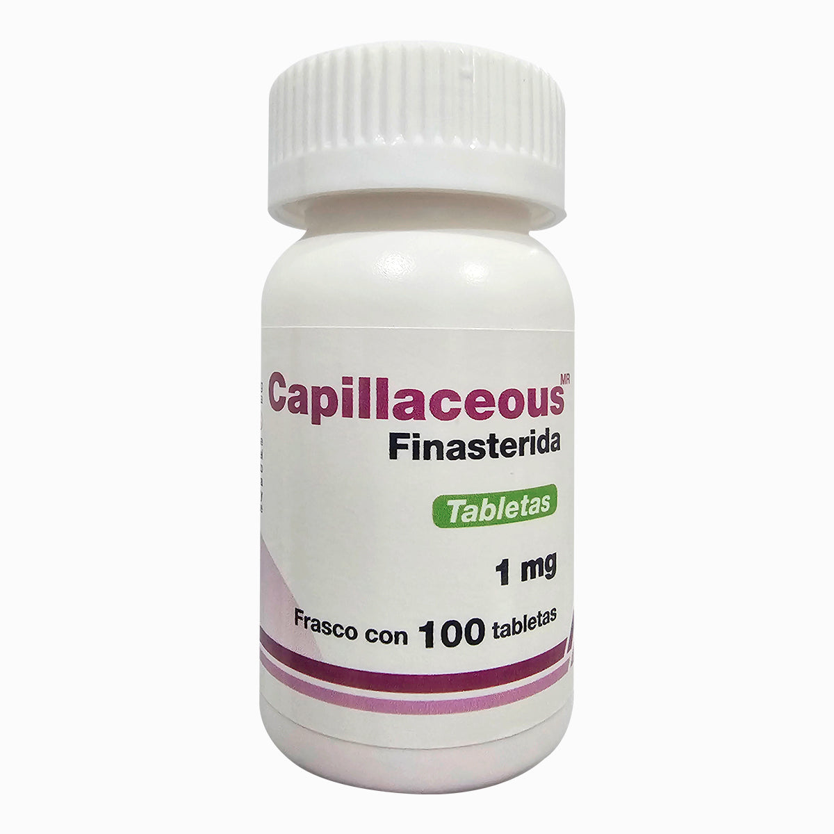 Finasterida 1mg Bote con 100 Tabletas Capillaceous