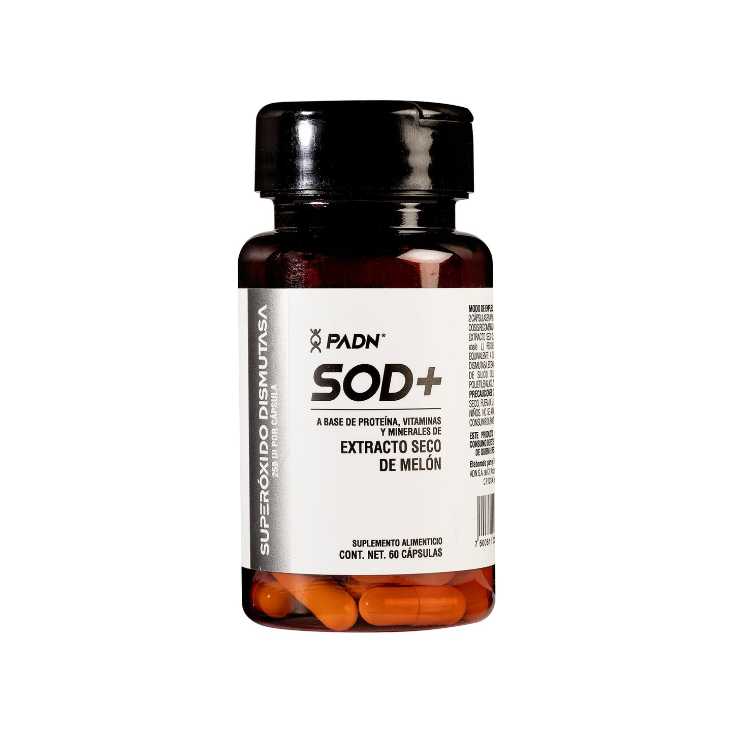 SOD+ Superóxido Dismutasa Antioxidante 60 Cápsulas PADN