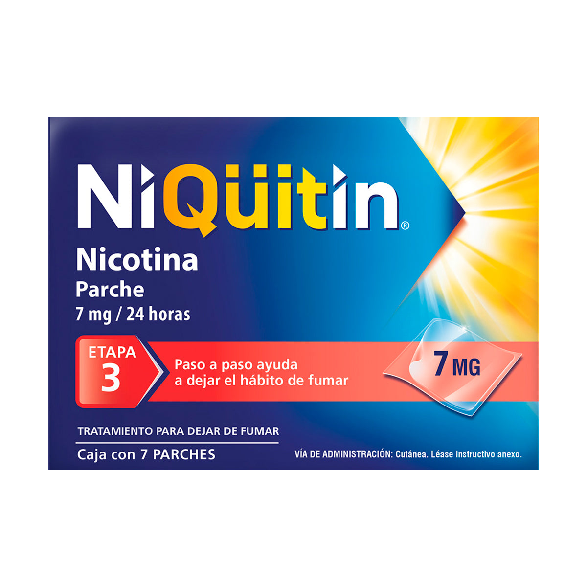 Niquitin Etapa 3 Parches De Nicotina Para Dejar De Fumar