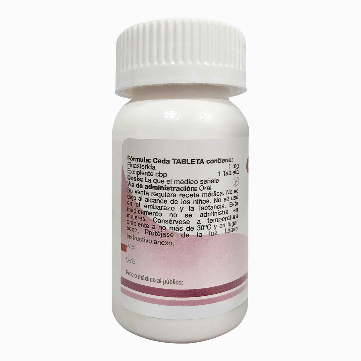 Finasterida 1mg Bote con 30 Tabletas Capillaceous