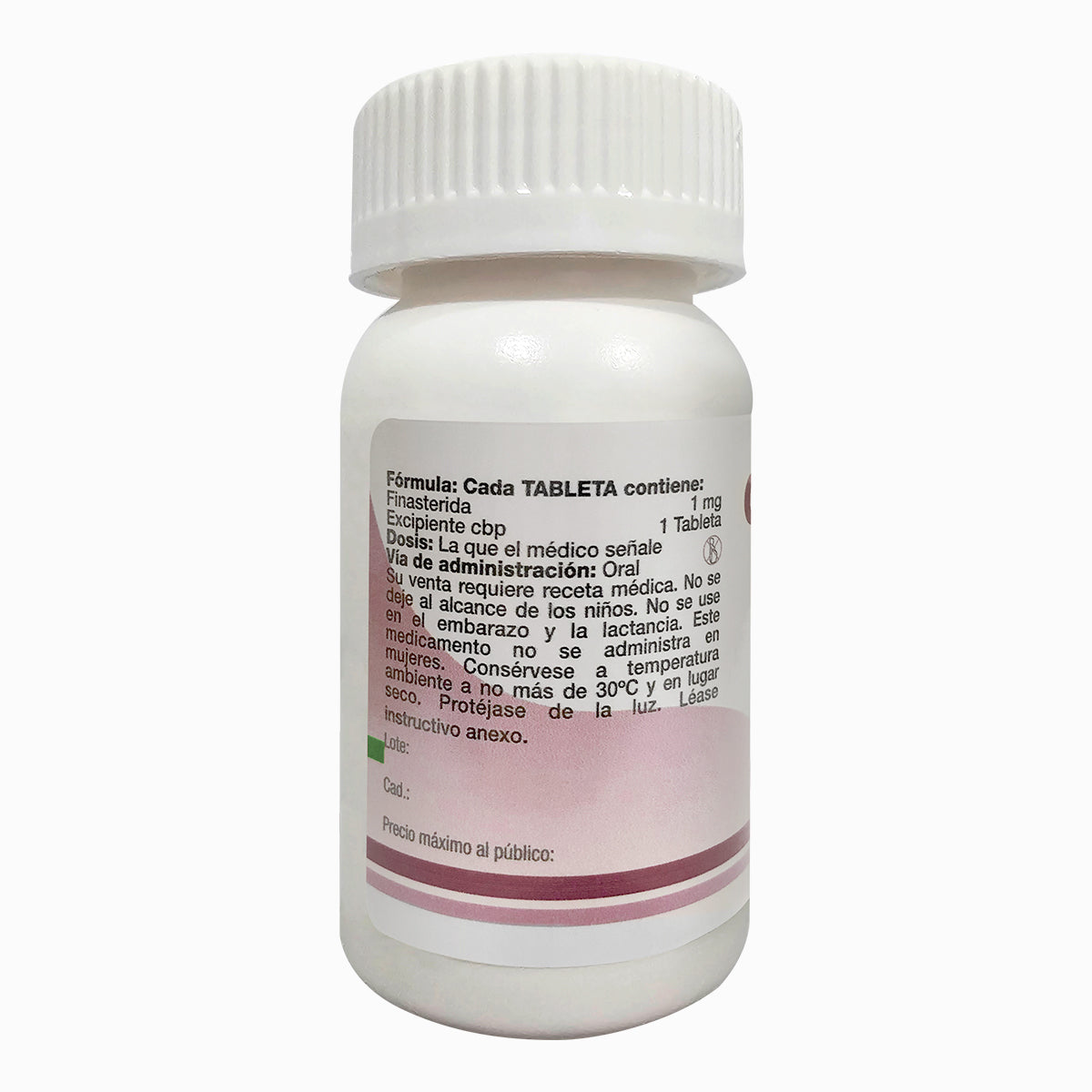 Finasterida 1mg Bote con 100 Tabletas Capillaceous