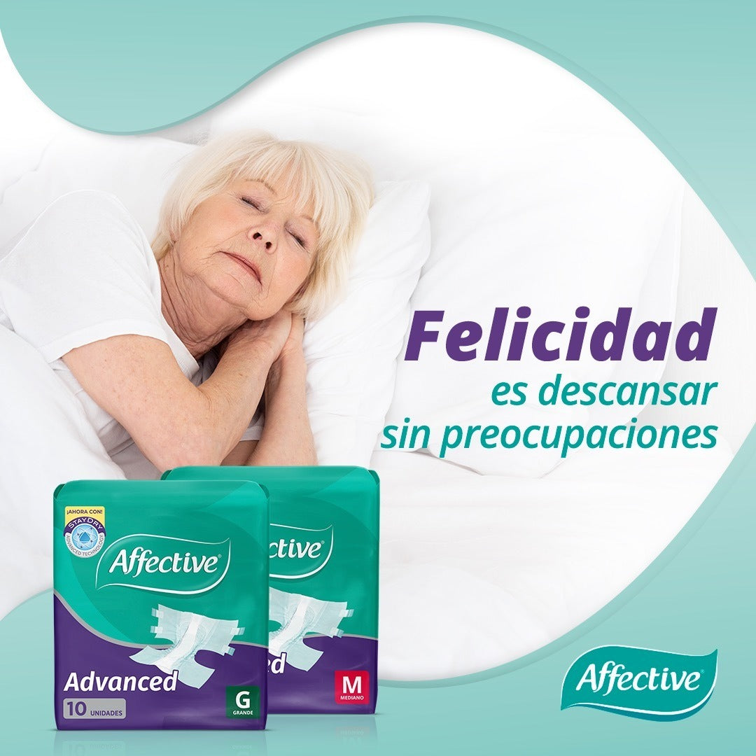 Pañal Para Adulto Affective Advance Talla Grande Unisex
