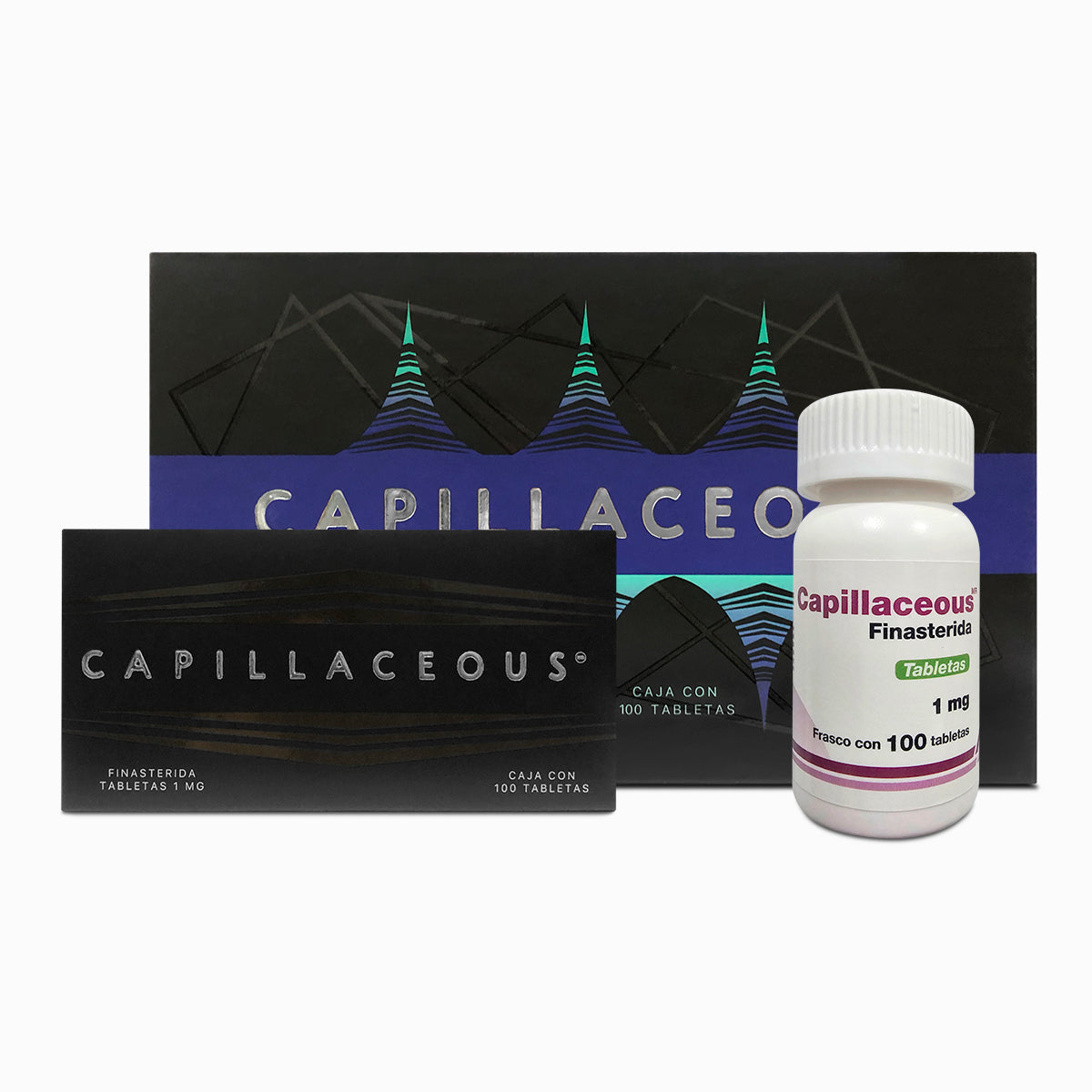 Finasterida 1mg Bote con 100 Tabletas Capillaceous