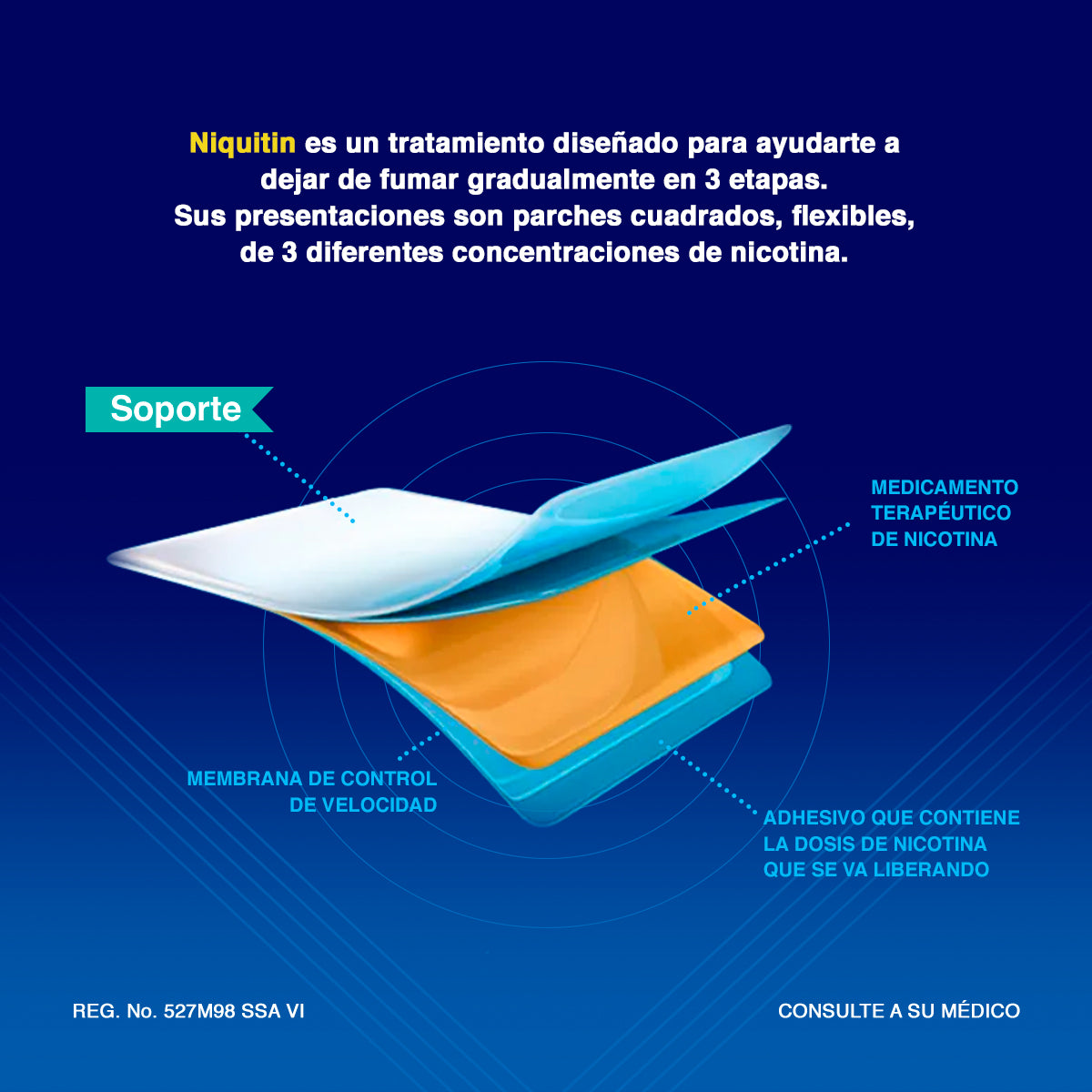 Niquitin Etapa 2 - 2 Pack Tratamiento Para Dejar De Fumar