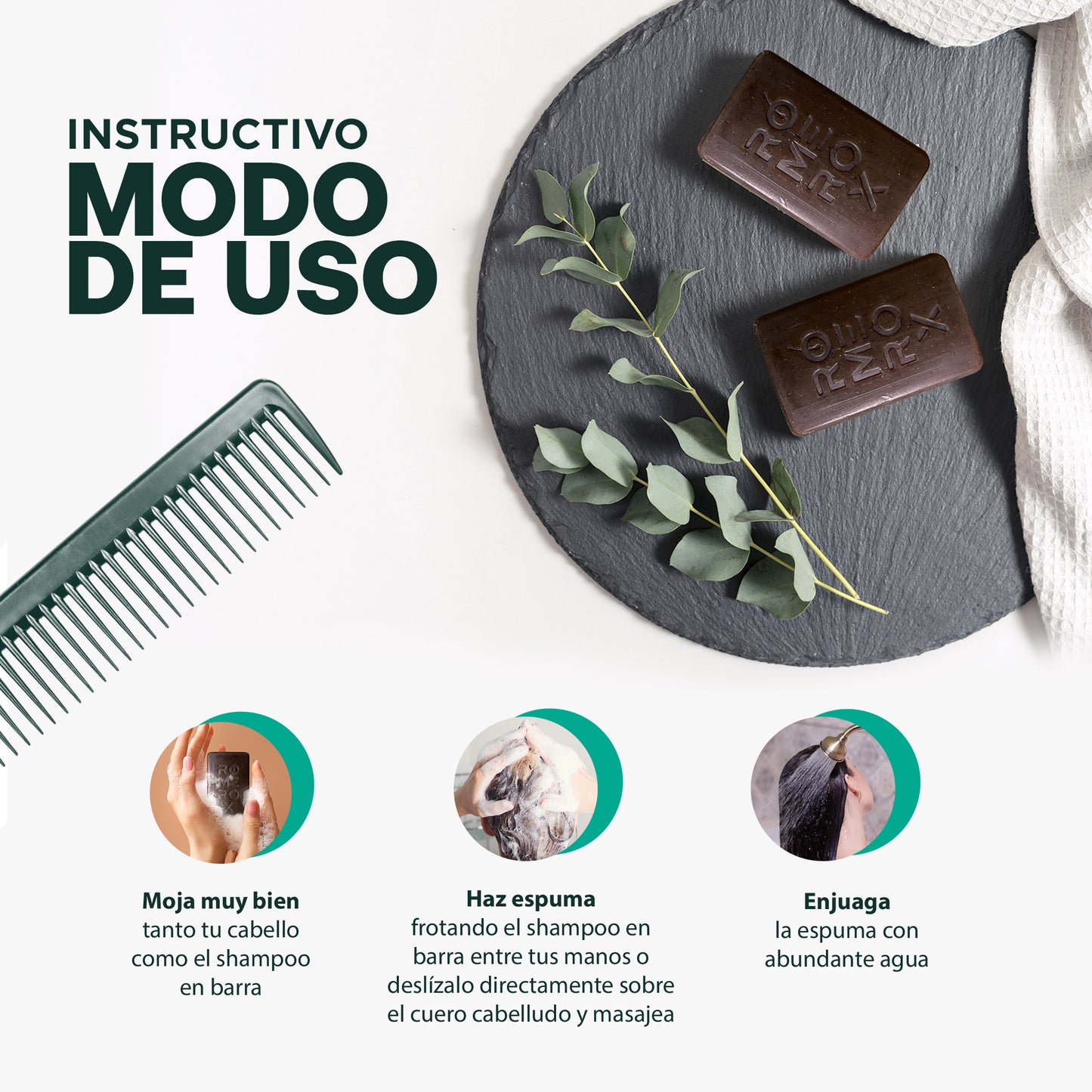 Shampoo Anticaída Romerox Tratamiento Cabello Y Barba
