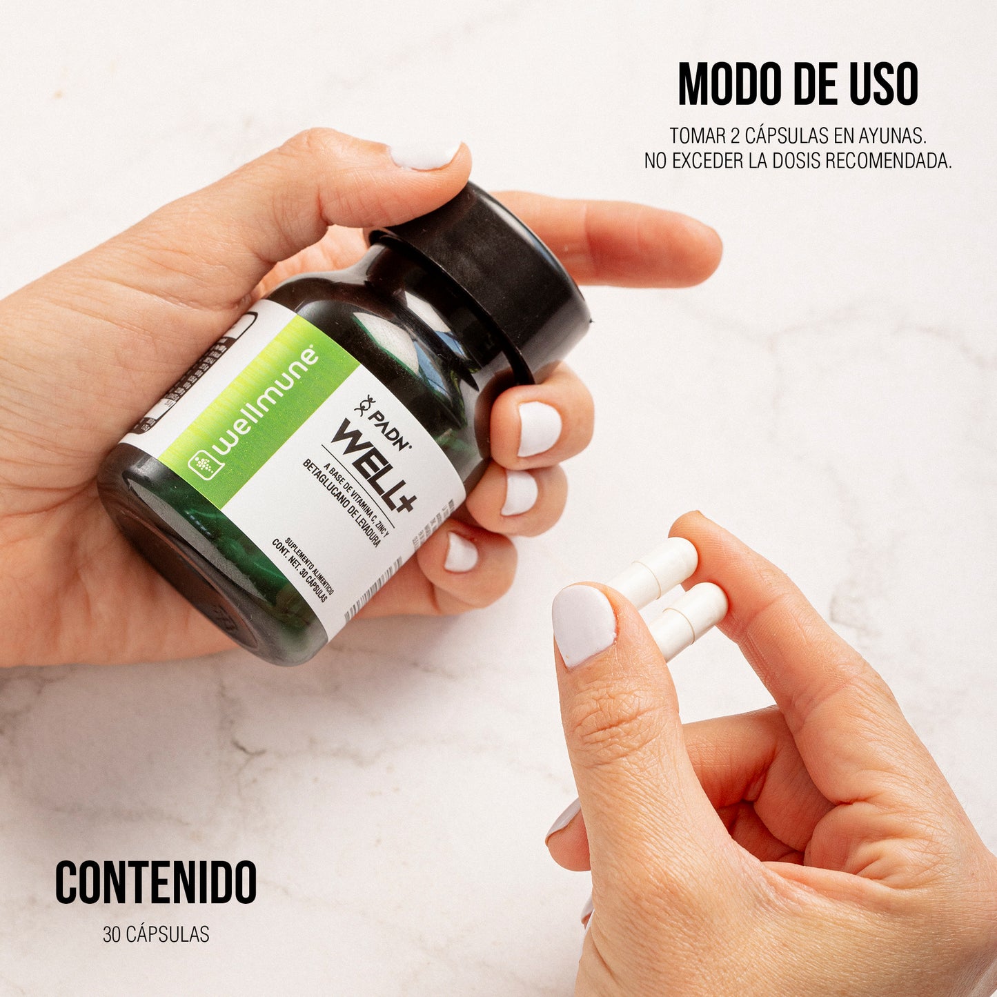 PADN WELL+ Betaglucano De Levadura 30 Cápsulas