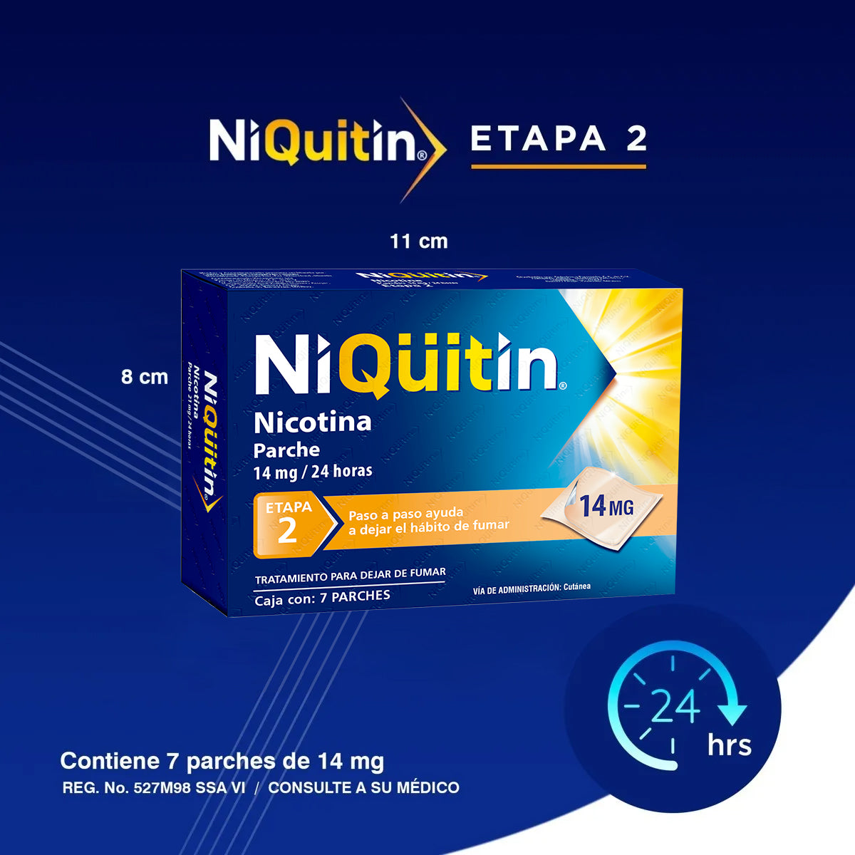 Niquitin Etapa 2 Parches De Nicotina Para Dejar De Fumar