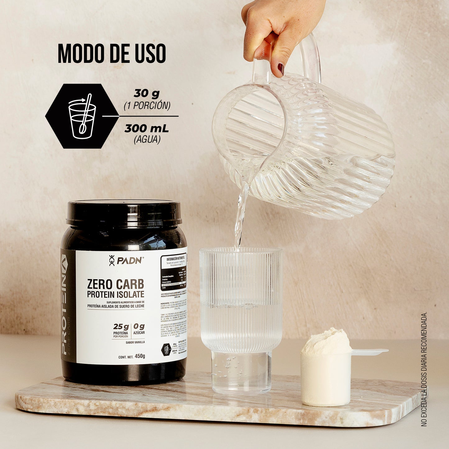 PADN Zero Carb Isolate Protein 450g