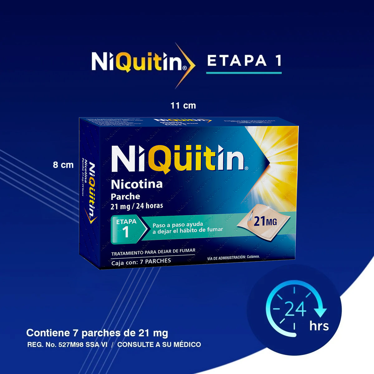 Niquitin Etapa 1 Parches De Nicotina Para Dejar De Fumar