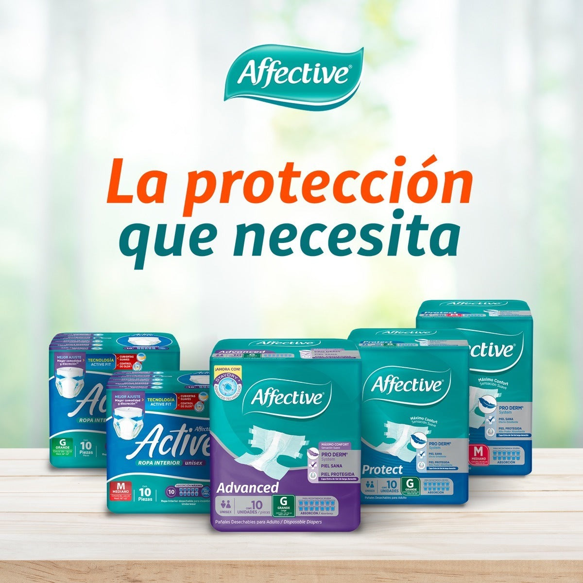 Pañal Para Adulto Affective Advance Talla Grande Unisex