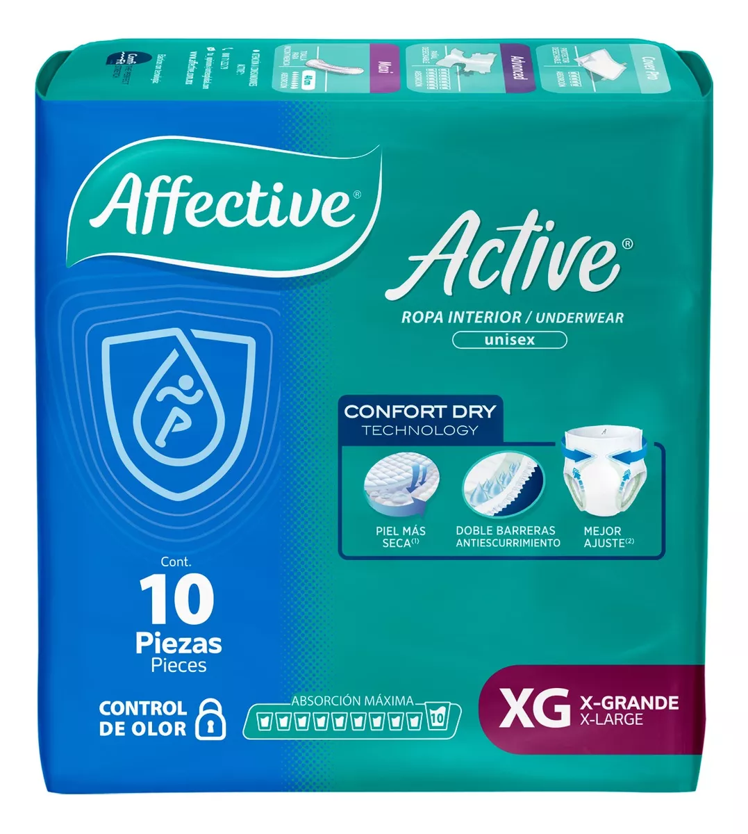 Pañal Para Adulto Active Protect Talla Grande Unisex